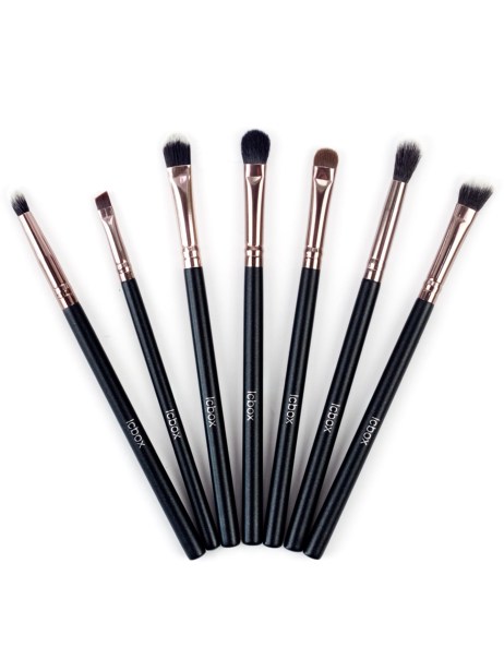 Brosse professionnelle pour les yeux 7 pièces