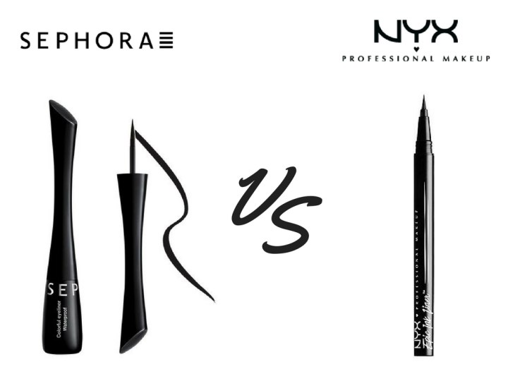 BATTLE : EPIC INK LINER by NYX      VS   COLORFUL EYELINER by&nbsp;SEPHORA