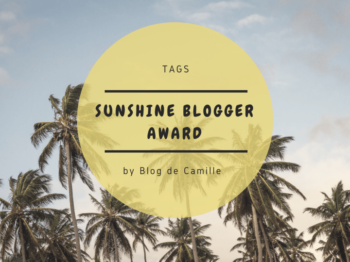 SUNSHINE BLOGGER AWARD